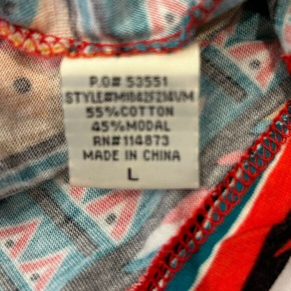 Chance or Fate Dry Goods Boho Beaded Tribal Design Sleeveless Tunic Top Large - Picture 2 of 11